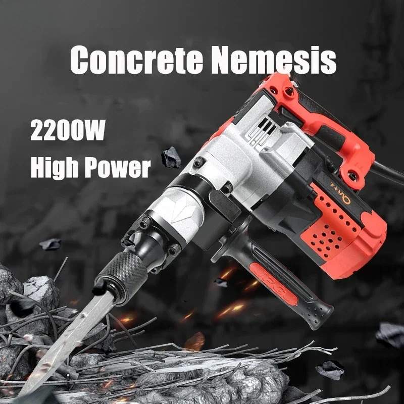 Concrete Breaker Demolition - 2200W Industrial Demolition Hammer Concrete Breaker