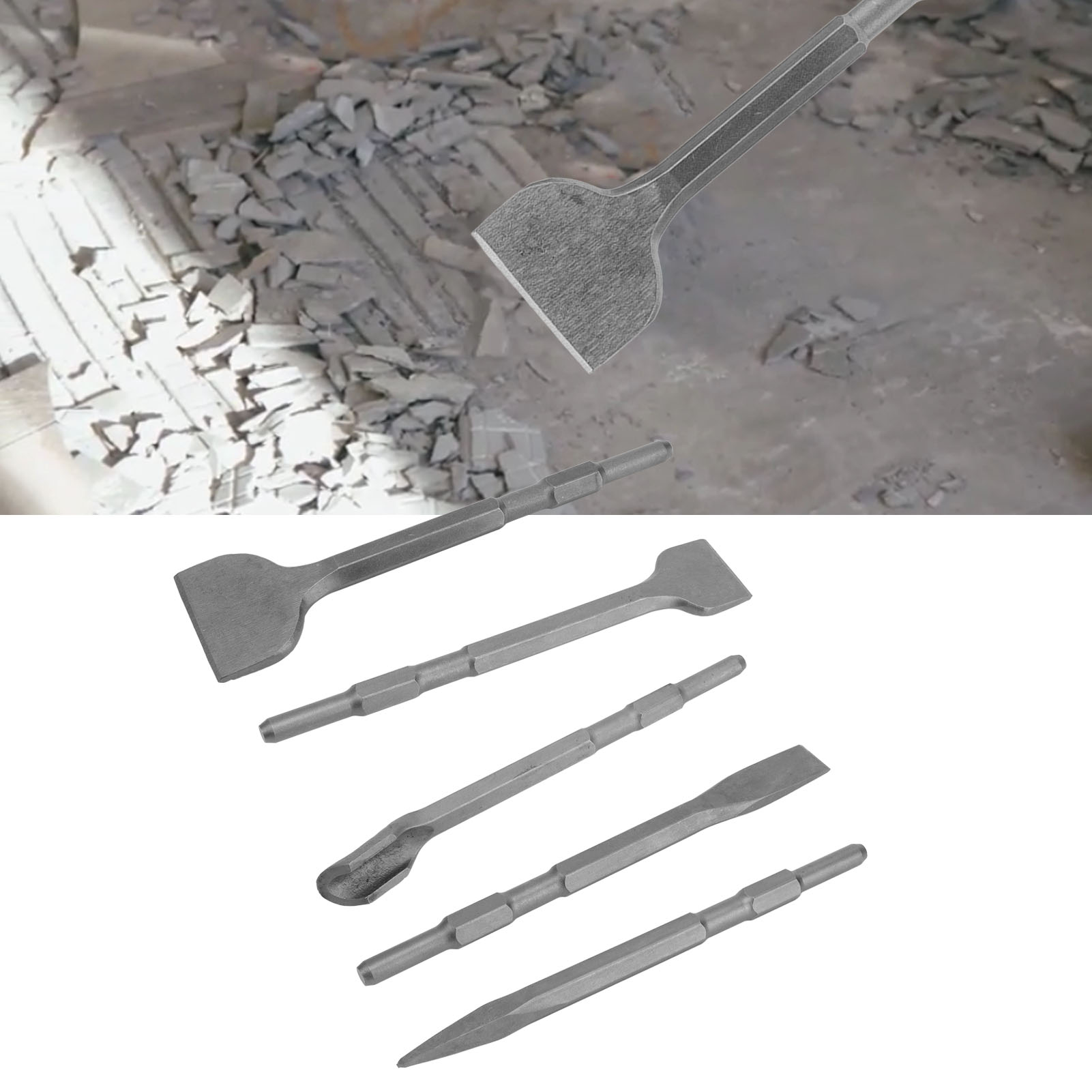 Concrete Breaker Demolition - Bit Grooving Chisel Grooving Chisel Masonry