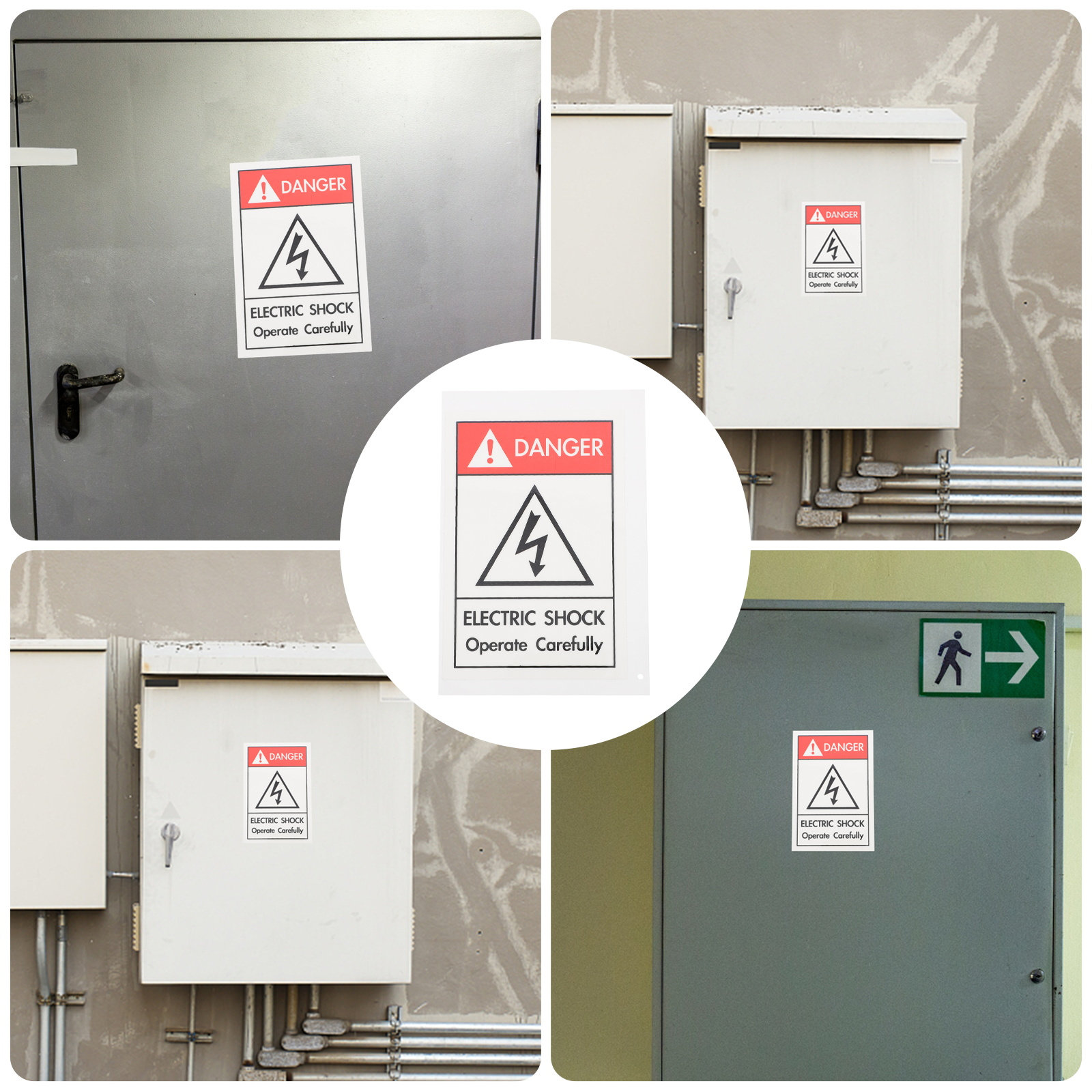 1Pcs Long-Lasting Electric Sho - Heavy Equipment Warning Sign ulasan dan harga