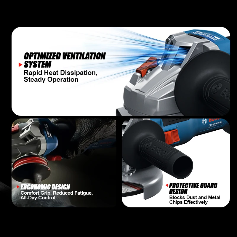 BOSCH GWS 18V-8 Cordless Angle - Tools Heavy Equipment ulasan dan harga