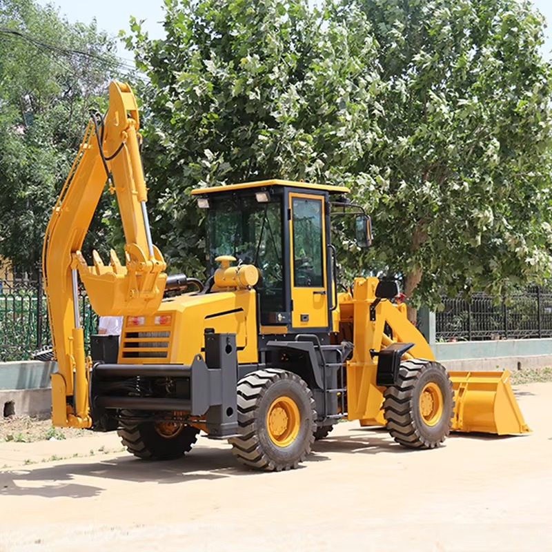 1 Ton Backhoe Loader 4x4 Digge - Tractor Backhoe ulasan dan harga