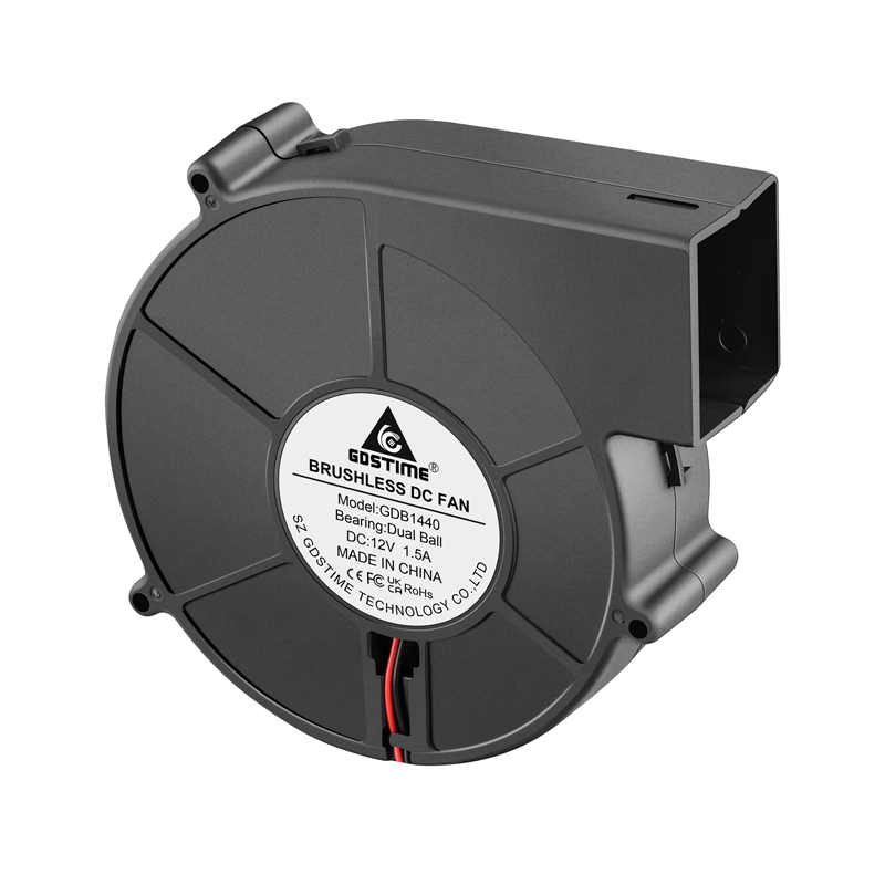 Gdstime 140MM Fan DC 12V Dual  - Exhaust Fan Industrial ulasan dan harga