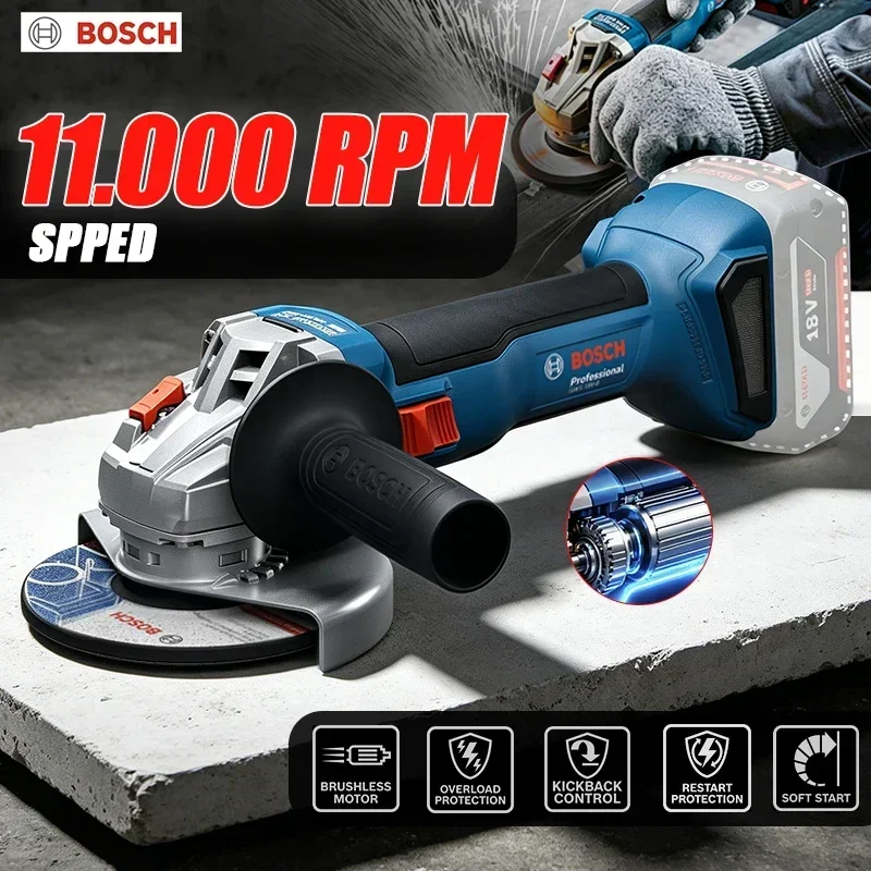 BOSCH GWS 18V-8 Cordless Angle - Tools Heavy Equipment ulasan dan harga