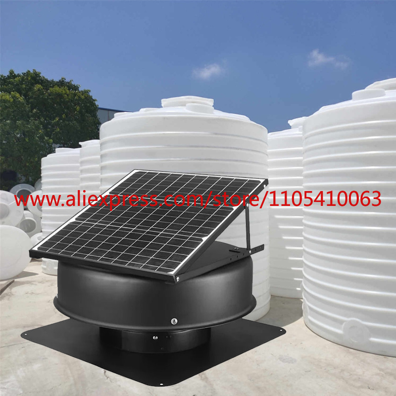 1Pcs 12-inch solar axial flow  - Exhaust Fan Industrial ulasan dan harga