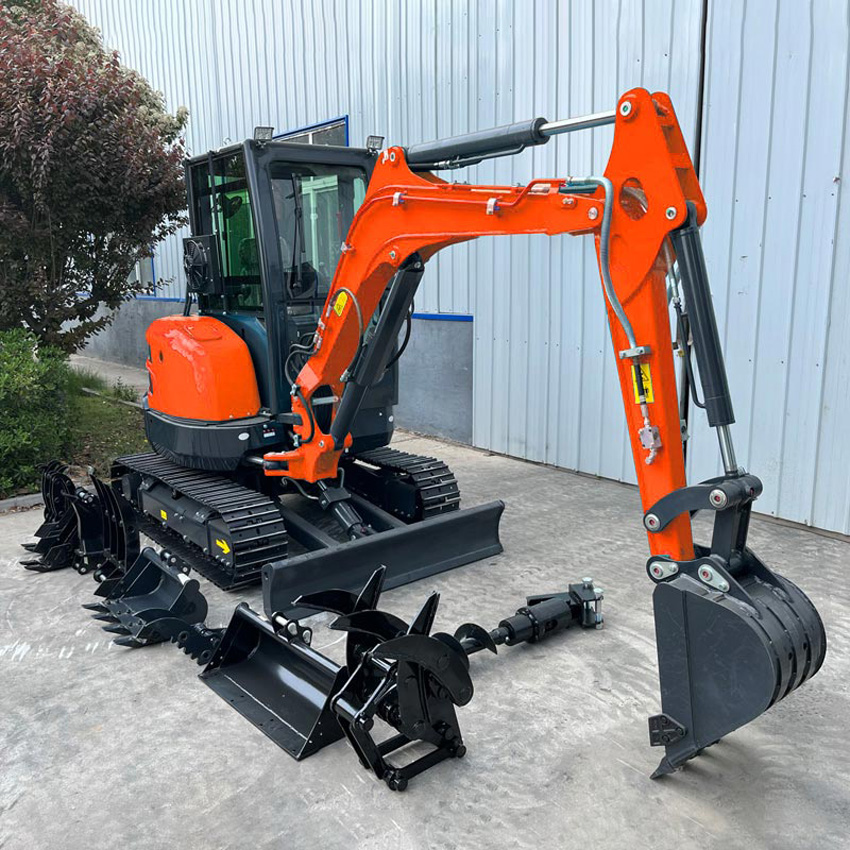 CE EPA 1T 1.7T 2T 3T 4T Earth  - Tractor Backhoe ulasan dan harga